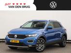 Volkswagen T-Roc 1.0 TSI Style Led koplampen| navigatie|pano, Auto's, Voorwielaandrijving, Stof, Gebruikt, Blauw