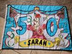 Sarah 50 jaar kleurrijke vlag, Ophalen of Verzenden, Zo goed als nieuw