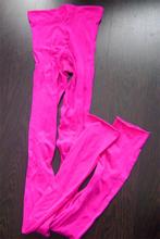 fluor roze neon panty cyber gothic rave punk carnaval cospla, Kleding | Dames, Fluor roze panty, Verzenden, Overige maten, Roze