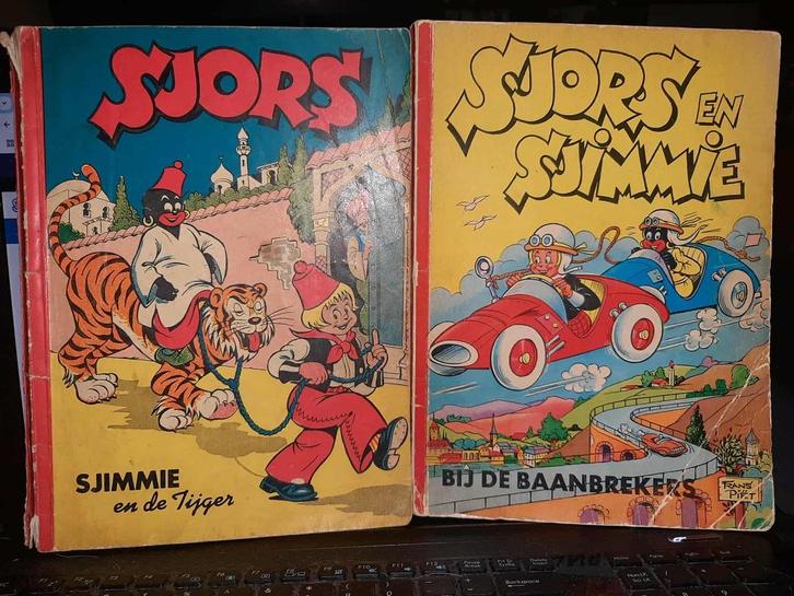 8x oude Sjors en Sjimmie 15 euro, Boeken, Stripboeken, Gelezen, Meerdere stripboeken, Ophalen of Verzenden