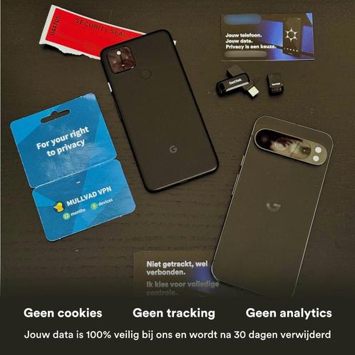 GrapheneOS met anonieme SIM, VPN, Google sandbox, Tor, Molly, Telecommunicatie, Mobiele telefoons | Overige merken, Nieuw, Zonder abonnement