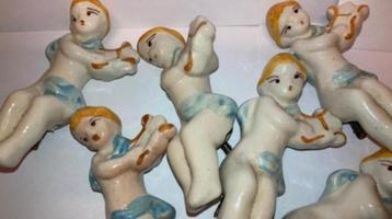 Engelen keramiek 6 stks PPSTK beschikbaar voor biedingen