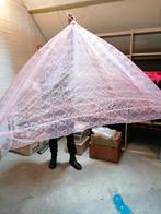 Roze kanten klamboe paraplumodel, Huis en Inrichting, 190 cm of minder, Eenpersoons, Zo goed als nieuw, Ophalen