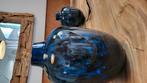 2 blauw zwarte vazen, Huis en Inrichting, Woonaccessoires | Vazen, Ophalen, Blauw, Minder dan 50 cm, Glas