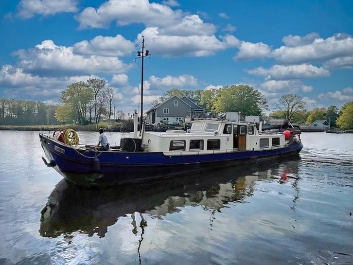 woon motorschip LUMARA, Watersport en Boten, Motorboten en Motorjachten, Gebruikt, Staal, 12 meter of meer, Diesel, Binnenboordmotor