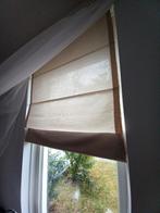 Cremè vouwgordijn, gordijnen, 200 cm of meer, Zo goed als nieuw, Crème, 50 tot 100 cm