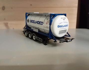 Container chassis + container 20ft Geelhoed WSI beschikbaar voor biedingen