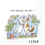 Servetten decoupage/bullet journal – kat – friends – L1518, Verzenden, Nieuw, Materiaal