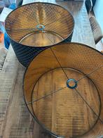 IKEA Lampenkap - Zwart met Gouden Binnenkant, Huis en Inrichting, Lampen | Lampenkappen, Modern, warm, 25 tot 50 cm, Zwart, Rond