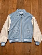 Skipper lederen college/bomber/varsity jack xxl, Blauw, Maat 56/58 (XL), Ophalen of Verzenden, Zo goed als nieuw