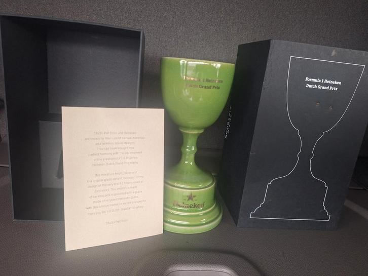 Heineken Dutch Grand Prix Trofee *Piet Boon, Verzamelen, Automerken, Motoren en Formule 1, Ophalen of Verzenden