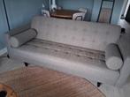 Goede 3-zits bank plus hocker te koop aangeboden, Huis en Inrichting, Ophalen, Driepersoons, 75 tot 100 cm, Zo goed als nieuw