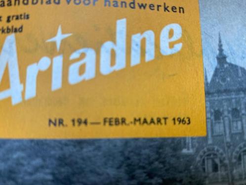 Ariadne jaargang 1963, Hobby en Vrije tijd, Breien en Haken, Zo goed als nieuw, Breien of Haken, Patroon of Boek, Ophalen of Verzenden