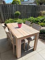 Eettafel steigerhout steigerhouten tafel, Ophalen, Gebruikt