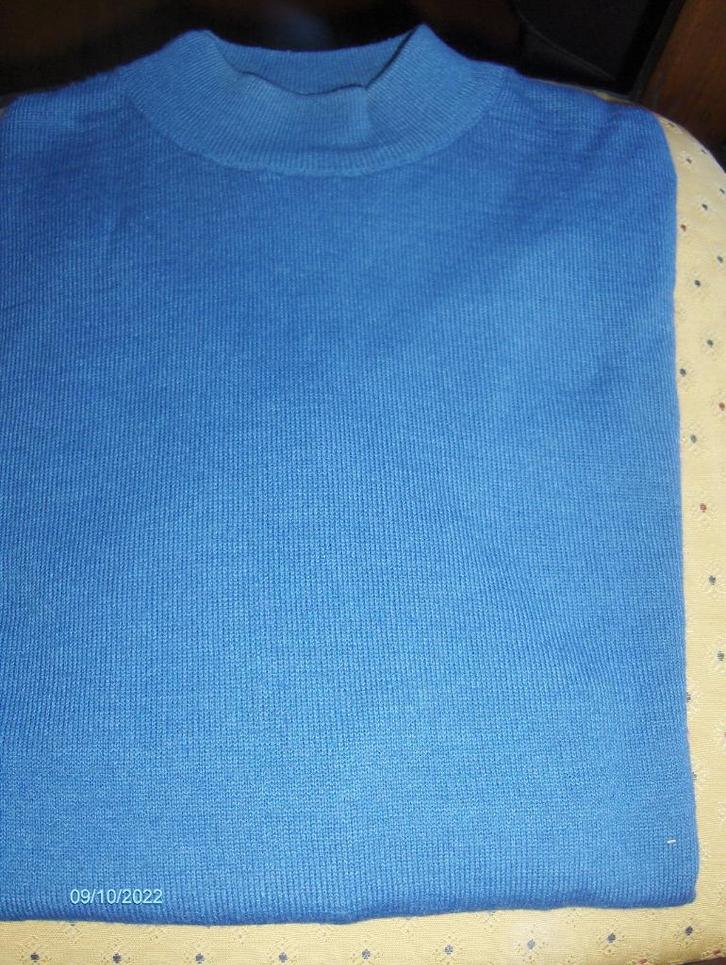 Nieuwe Blauwe Guy Laroche Trui met lange mouwen in maat M., Kleding | Heren, Truien en Vesten, Nieuw, Maat 48/50 (M), Blauw, Ophalen of Verzenden