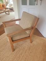 Hans Wegner Getama fauteuil GE265 lage rug, Gebruikt, Ophalen of Verzenden