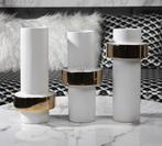 Set van Drie luxe vazen- nieuw in doos, Ophalen of Verzenden, Zo goed als nieuw, Wit, Minder dan 50 cm