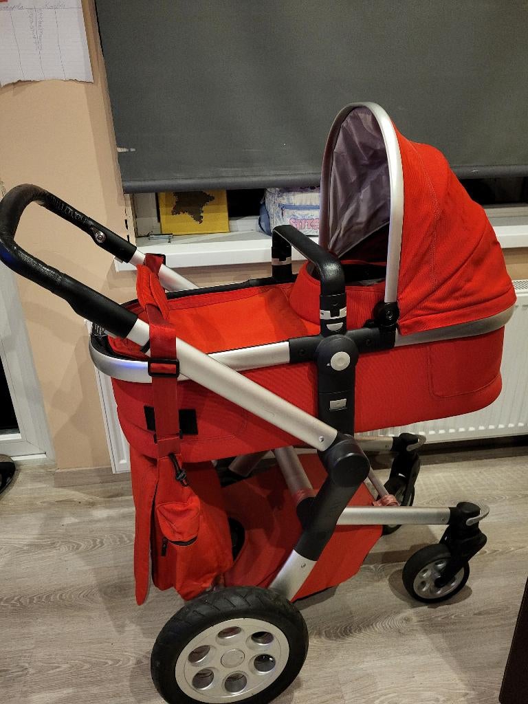 Kinderwagen, Kinderen en Baby's, Kinderwagens en Combinaties, Gebruikt, Luchtbanden, Ophalen, Kinderwagen