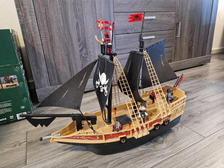 Playmobil piratenschip (6678), Kinderen en Baby's, Speelgoed | Playmobil, Zo goed als nieuw, Complete set, Ophalen