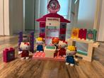 Leuke Lego Duplo Hello Kitty Set, Ophalen of Verzenden, Zo goed als nieuw, Complete set, Duplo