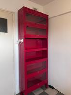 Stalen rode kast, Huis en Inrichting, Ophalen, Gebruikt, Met klep(pen), 200 cm of meer