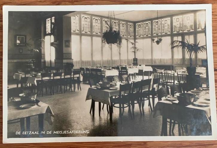 Oude ansichtkaart Instituut voor Doofstommen, Verzamelen, Ansichtkaarten | Nederland, Gelopen, 1920 tot 1940, Ophalen of Verzenden