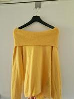 Warme off shoulder trui met mohair, Ophalen of Verzenden, Zo goed als nieuw, Geel