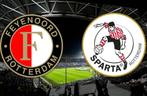 1 ticket (W1) Feyenoord - Sparta Rotterdam, Tickets en Kaartjes, Losse kaart, Eén persoon, Januari