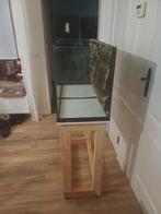 Mooi aquarium met achterwand, Dieren en Toebehoren, Vissen | Aquaria en Toebehoren, Ophalen, Gebruikt, Leeg aquarium