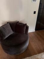 Grijze ronde stoel van homedesign, Huis en Inrichting, Stoelen, Ophalen of Verzenden, Zo goed als nieuw, Rond, Eén