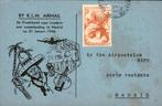 KLM - FFC - Lissabon - Amsterdam - 1946, Postzegels en Munten, Brieven en Enveloppen | Nederland, Ophalen of Verzenden, Briefkaart