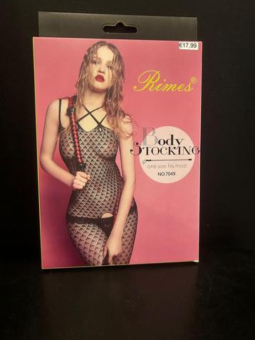 Rimes bodystocking jumpsuit met open kruis one size beschikbaar voor biedingen