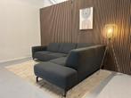 Montel Viano - Hoekbank - Antraciet - Nette Staat, Huis en Inrichting, Ophalen of Verzenden, Zo goed als nieuw, 150 cm of meer
