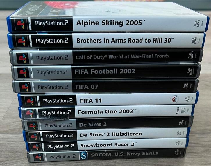 11 PS2 spellen, Spelcomputers en Games, Games | Sony PlayStation 2, Gebruikt, Vanaf 3 jaar, Ophalen of Verzenden