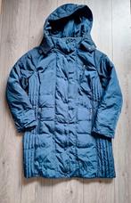 Donzen winterjas dames maat 44  xxl blauw lange jas capuchon, Charles Vogele, Blauw, Maat 42/44 (L), Ophalen of Verzenden