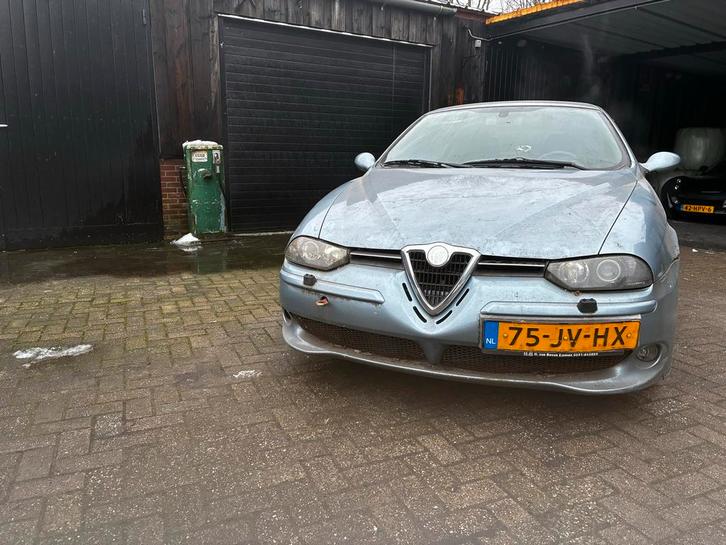 Alfa Romeo 156 3.2 V6 GTA Sportwagon 2002 Blauw, Auto's, Alfa Romeo, Particulier, Benzine, G, Stationwagon, Handgeschakeld, Origineel Nederlands