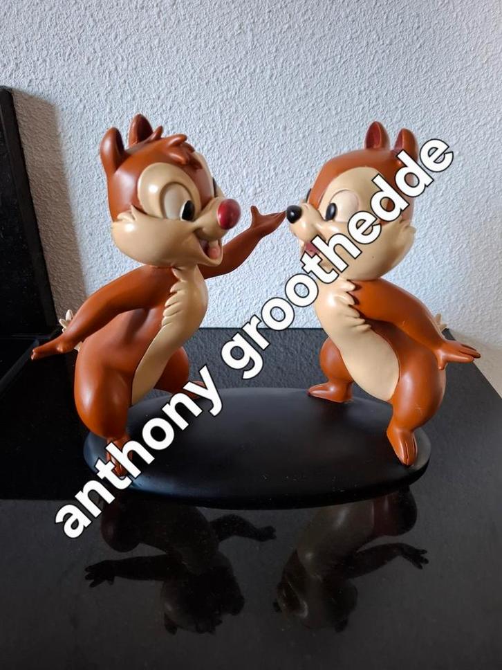 Disney beeld knabbel en babbel, Verzamelen, Disney, Zo goed als nieuw, Beeldje of Figuurtje, Mickey Mouse, Ophalen