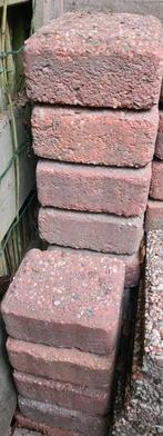Rood/roze stenen/tegels, Tuin en Terras, Tegels en Klinkers, Ophalen, Gebruikt, Klinkers