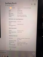 Microsoft Surface Pro 6 - i5, 8GB, 256GB SSD, Win 11 Pro, Computers en Software, Windows Laptops, Ophalen, Gebruikt, Qwerty, 8 GB