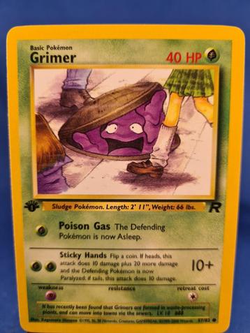 Grimer 57/82 - Team Rocket (1st edition) beschikbaar voor biedingen