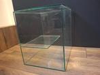 glazen kubus vitrine, Ophalen, Gebruikt, 50 tot 100 cm, Glas