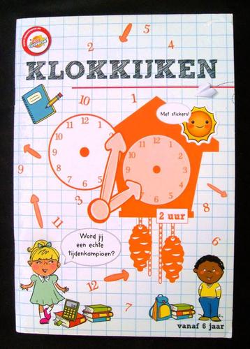 Doeboekje klokkijken / Klok leren kijken activiteitenboekje beschikbaar voor biedingen