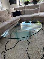 Glazen salontafel, Ophalen, Gebruikt, 100 tot 150 cm, 50 tot 100 cm