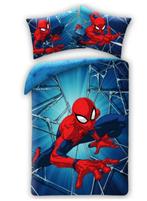 Spiderman Baby Dekbedovertrek 100 x 140 - Marvel, Blauw, Dekbedovertrek, Nieuw, Ophalen of Verzenden