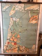 Schoolkaart Noord Holland, Antiek en Kunst, Antiek | Schoolplaten, Ophalen of Verzenden, Aardrijkskunde