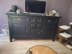 Dressoir zwart B183xH103xD56, Ophalen, Gebruikt, 150 tot 200 cm, Met lade(s)
