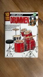 Boek Leer jezelf drummen in 10 lessen met cd en dvd, Ophalen of Verzenden, Zo goed als nieuw, Instrument
