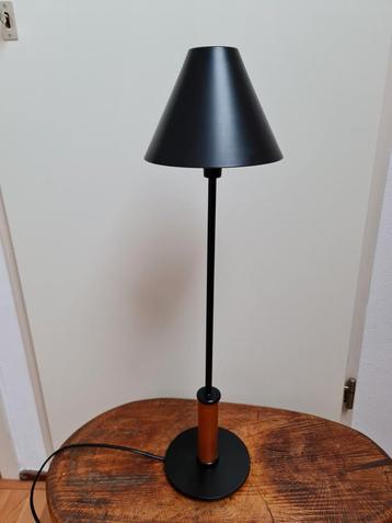 Schemerlamp tafellamp SCE uit Frankrijk metaal galant zwart  beschikbaar voor biedingen