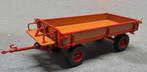 1/32 Poppema miedema aanhanger rood/bruin, Hobby en Vrije tijd, Modelauto's | 1:32, Ophalen of Verzenden, Tractor of Landbouw