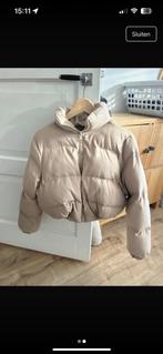 Beige Cropped Jas, Kleding | Dames, Jassen | Winter, Ophalen, Zo goed als nieuw, Maat 38/40 (M), Beige